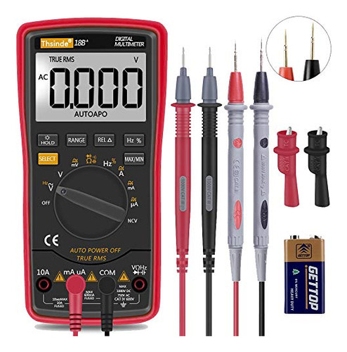 Auto Ranging Digital Multimeter Trms 6000 With Battery ...