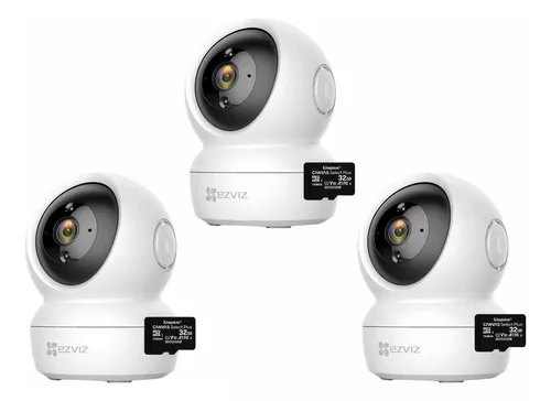 Cámara Seguridad Ip Wifi Domo 360º 1080p Full Hd Ezviz C6n