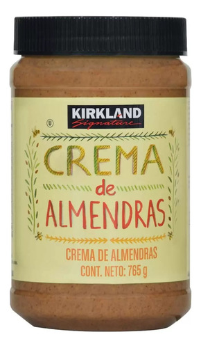 Crema De Almendras Kirkland Signature De 765gr