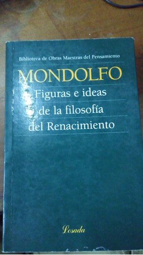 Libro  Figuras E Ideas De La Filosofía Del Renacimiento