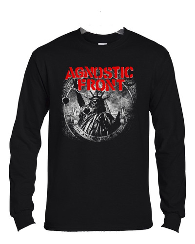 Polera Ml Agnostic Front The American Dream Died Punk Abomin