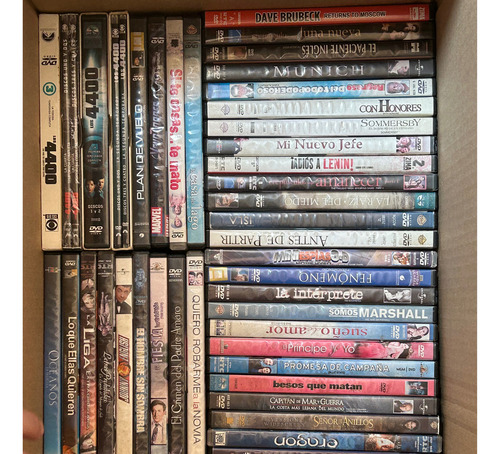 Lote De Películas Originales En Dvd (+50) Varios Títulos. (Usado)