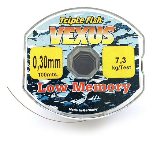 Nylon De Pesca Triple Fish Vexus 0,30mm X 100mts