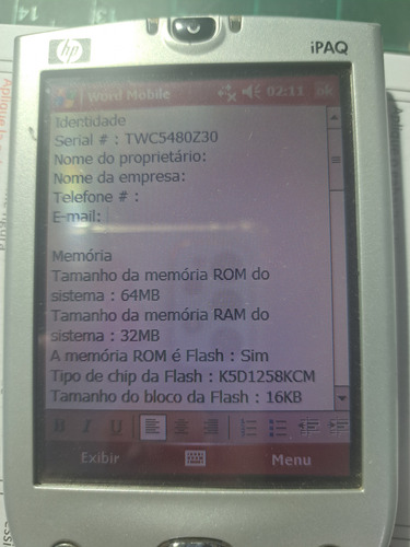 3 Ipaq Rx1950 Com Cabo (2 Funcionando) (Usado)