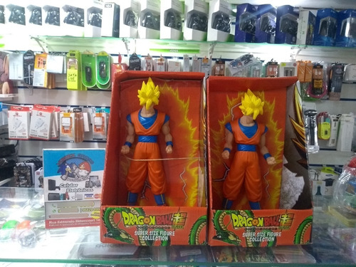 Boneco Dragon Ball Z - Goku Super Sayajin 26cm - Cabelo Amar
