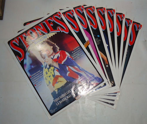 Coleccion Revistas Rolling Stones Gente 9 Revistas + Carpeta (Usado)