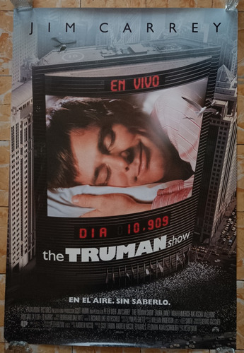 Póster Original Cine The Truman Show Jim Carrey