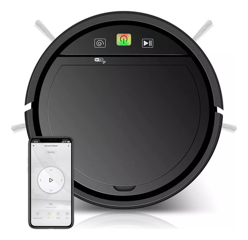 Aspiradora Robot Inteligente Control Remoto Wifi 3 En 1