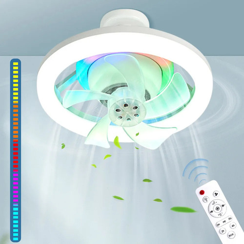 G Ventilador De Cabezal Oscilante L Phantom Color E27 Con