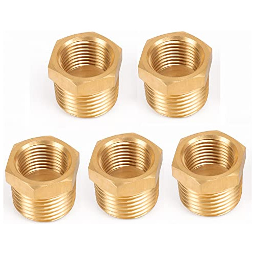 Adaptador De Tubo De Latón Winmien, Sin Reducción Hexagonal