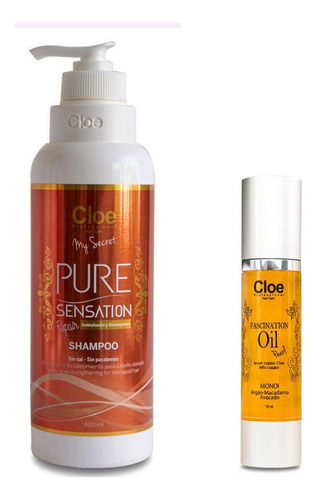 Cloe Reparation Aceite 50ml+shampoo Pure Sensation Repair
