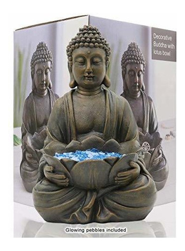 Limeida Meditando Estatua De Buda Estatuilla Sentado Escultu