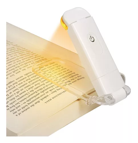 Linterna luz lámpara Para Lectura De Libros Portátil Separador