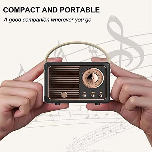 Baolira Altavoz Bluetooth Retro Mini Altavoz Bluetooth, Alta