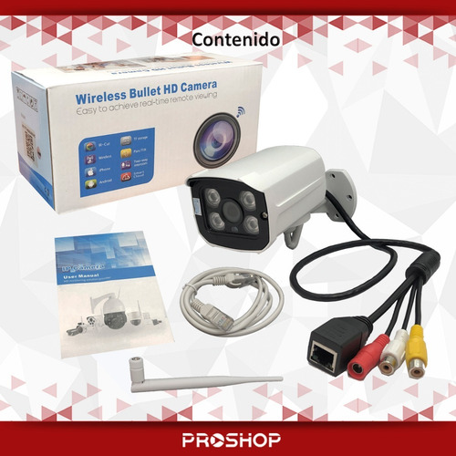 Camara Seguridad Inalambrica Ip Wifi P2p Exterior 960p