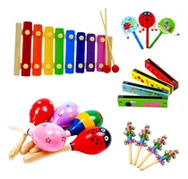 Comprar Set Musical 5 Instrumentos Juguete Percusion Y Viento Niños