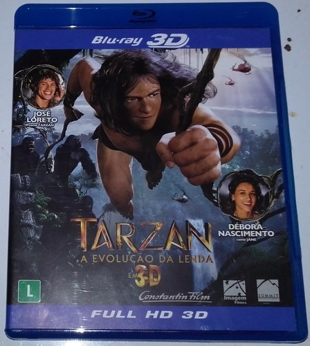 Blu-ray 3d+2d Tarzan - A Evolução Da Lenda (semi-novo)