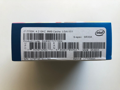Kit Intel I7-7700k + Placa Mãe Rog Strix B250f + 2x8gb Ram