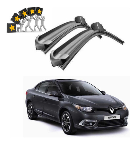 Plumas Limpiaparabrisas Beam Renault Fluence 2011 Al 2018