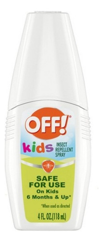 Off Kids 118ml Repelente Importado Dengue Mosquitos Niños 