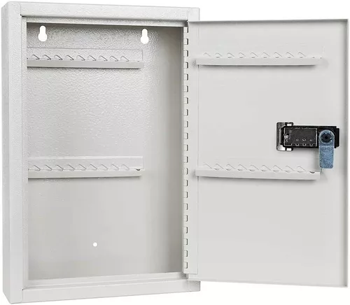 Sumerfnt Caja de cerradura de armario para llaves de montaje en pared,  armario de almacenamiento de llaves con cerradura de combinación, caja de