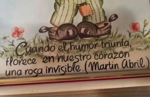 Cuadro De Niño Con Mensaje (Usado)