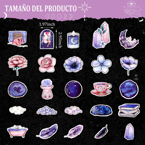 Pegatinas Vinilo, Al Azar 100 Pcs Pegatinas Bruja,