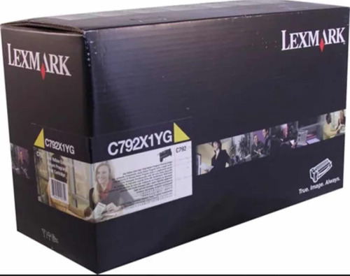 Toner Lexmark C792x1yg Yellow Original De 20.000 Impresiones