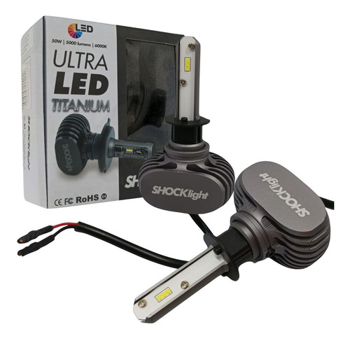 Lâmpadas Ultra Led Shocklight H1 10000 Lúmens 6000k