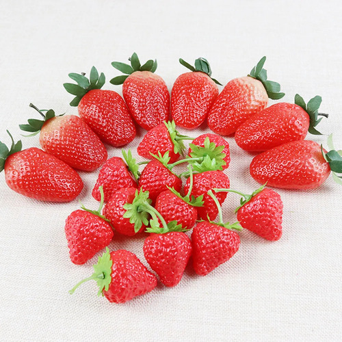 Nuevo Fresas Liofilizadas, Fresa Simulada, 20 Unidades