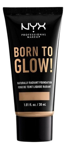 Base de maquillaje líquida NYX Professional Makeup BORN TO GLOW Natural Base Líquida De Maquillaje Nyx Born To Glow Natural - 30ml tono vainilla - 30mL 30g