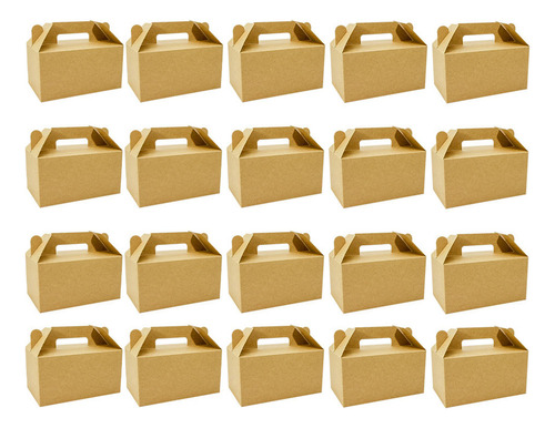 Caja De Cartón For Macarrones Con Pollo Frito, 25 Unidades