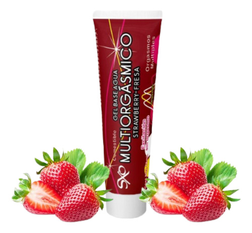 Lubricante Banna Split Postre Oral & Multiorgasmico Femenino Banna Split / Fresa