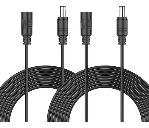 Paquete De 2 Cables De Extension De Corriente Continua De 10