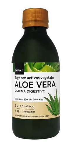 Aloe Vera Natier Sistema Digestivo 500ml Sin Tacc