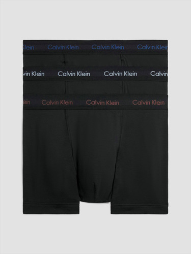 Pack 3 Bóxer Trunk Cotton Stretch Negro Calvin Klein