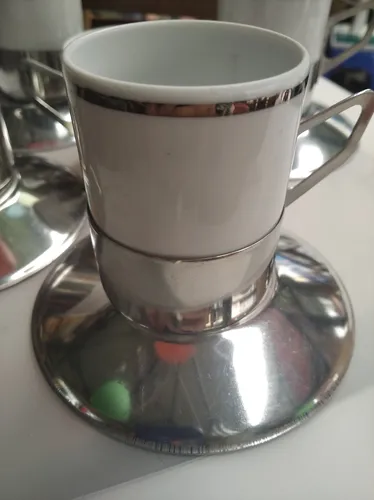 Juego 6 Tazas Acero Inoxidable