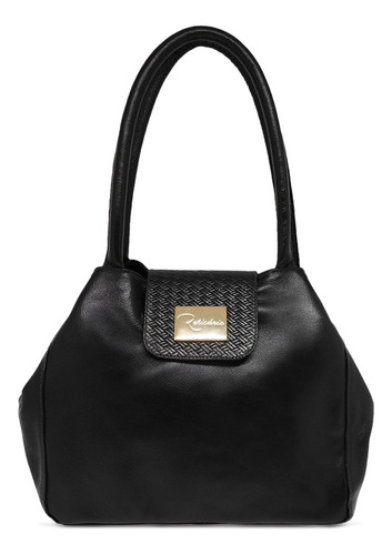 Bolsa De Couro Camila - Preto