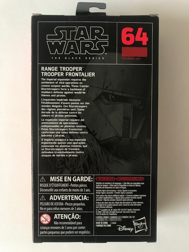 Range Trooper Snow Star Wars The Black Series 6 Pulg Hasbro (Usado)