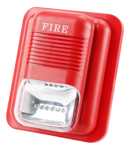 Advertencia De Alarma De Protección Contra Incendios Con Luz