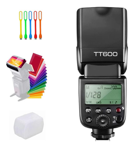 Godox Tt600 Flash De Cámara Speedlite Master Slave Off Gn60 