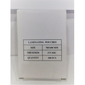 Laminas Para Plastificar Caja De 100 Und (100x130mm- 76x155)