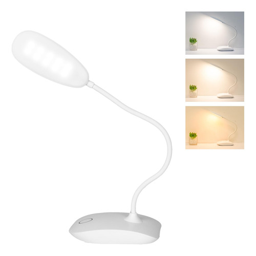 Tnnop Lampara De Escritorio Led Con Cuello De Cisne Flexible