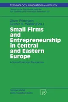 Comprar Small Firms And Entrepreneurship In Central And Eastern Euro