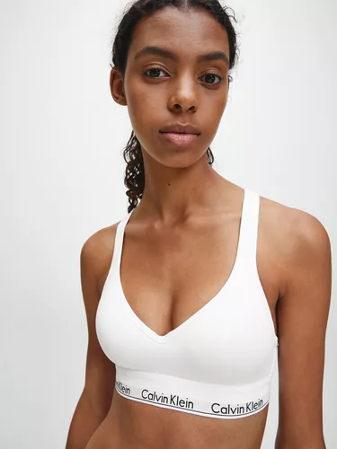 Brasier Blanco Modern Cotton Calvin Klein De Mujer