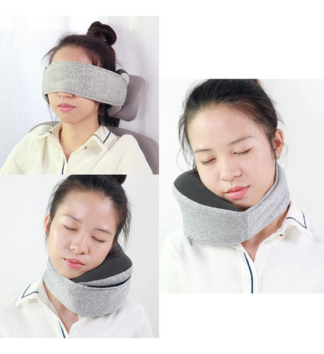 Almohada De Viaje, Viscoelástica Memory Foam Y Algodon