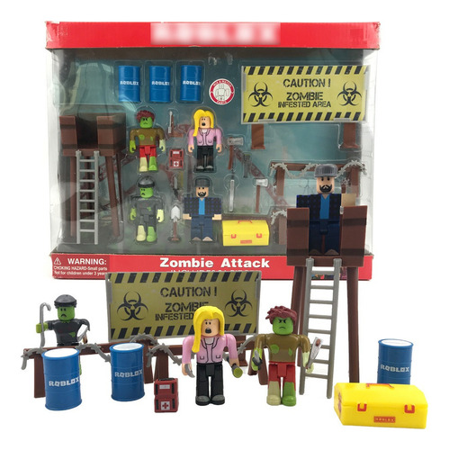 Fwefww Figuras Clásicas Roblox De Juguete, Ataque Zombi