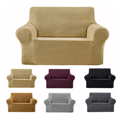 Funda Sofá Protector De Sillón 1 Plazas Tela Gruesa Premium