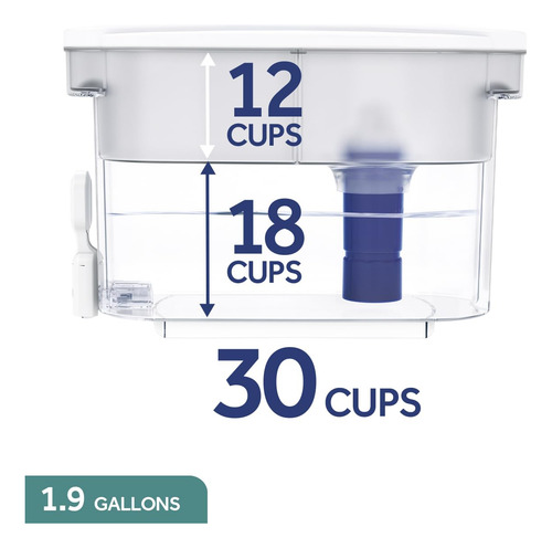 Dispensador De Agua Con Filtro Básico Clásico 18 Tazas