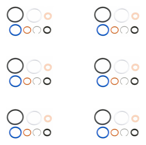 Ligas De Inyector Ford Powerstroke 6.0 Diesel F-series 6 Pza